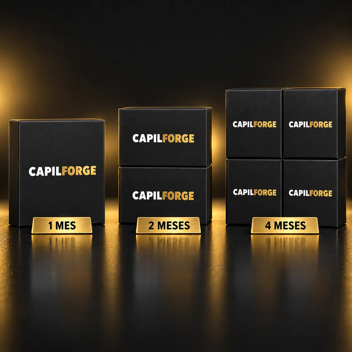 Packs Capilforge de 1, 2 y 4 meses